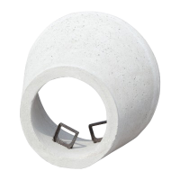 Schachthals DN 1000/625 h=600 m. Eisen DIN 4034 Teil 2