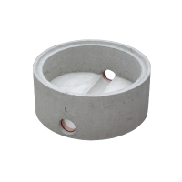 Schachtboden DN1000x500 m.g.Gerinne 2x KG DN 150 ähnl. DIN 4034 Teil 2