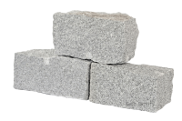 Granit Mauersteine grau 40x20x20 cm St allseits gespalten