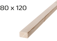 KVH NSI 80x120mm 5,0m Fichte Konstruktionsvollholz