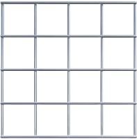 Gabionengitter ZnAlu 4,5mm,  500x500mm MW 100x100mm