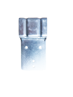 Montageplatte für Schneefanggitterstütze zur Befestigung an der Dachlatte