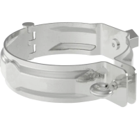 Rohrschelle 80mm verz. mit Gewinde