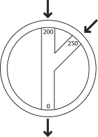 Schachtboden DN1000x530 (3 Anschlüsse) 2x Zuläufe DN150 (12,2 Uhr)