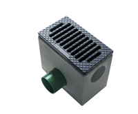 Huber Einlaufkasten Betongrau 35,0 x 20,0 x 30,0 cm