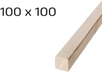 KVH NSI 100x100mm bearbeitet